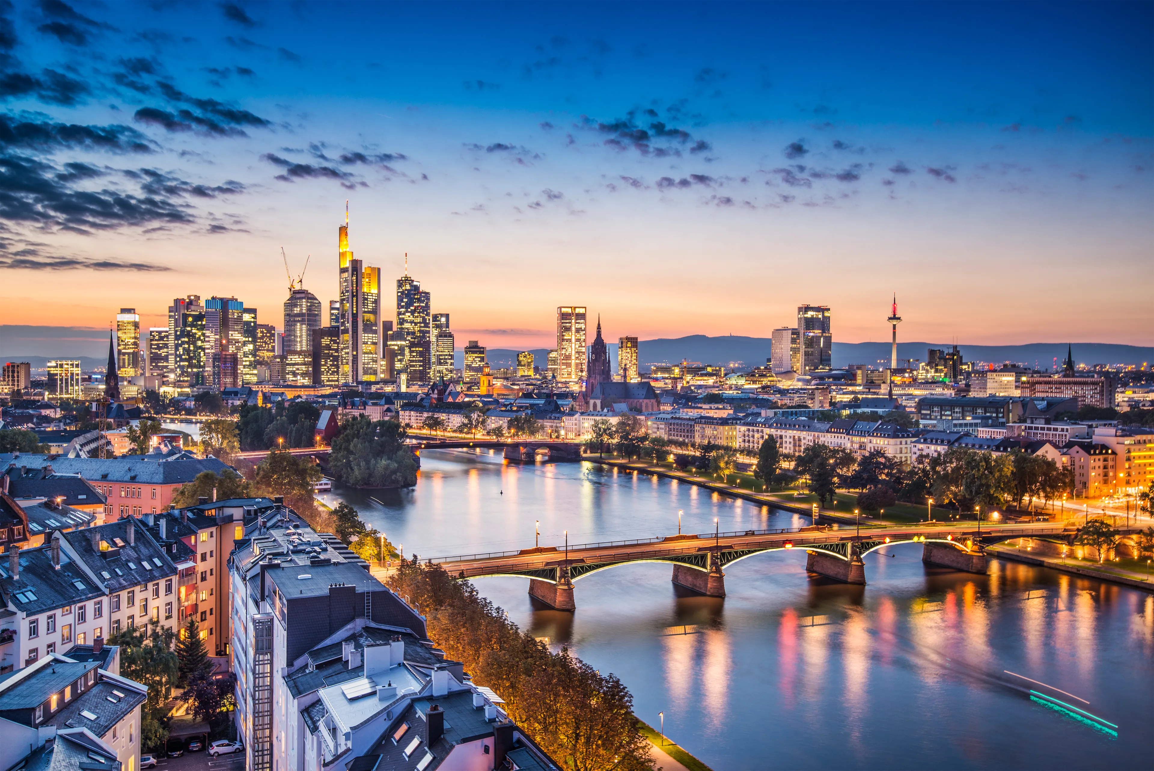 Frankfurt skyline